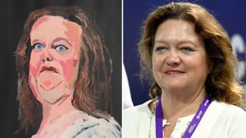 Row Erupts Over Portraits Of Australia’s Richest Woman